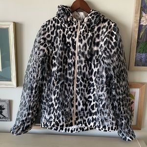 Lorna Jane Animal Print Zip Through Windbreaker